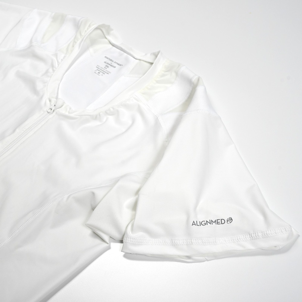 AlignMed Posture Correcting Shirt‎ Full Zipper Men's XXL Performance Stretch 2XL